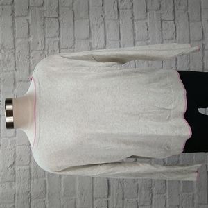 Victoria's Secret Gray Drop Shoulder Sweater, Sz S